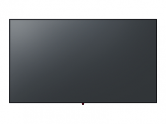 Large flat-screen TV with thin black bezel, turned off and facing forward against a plain white background. The television has a modern, minimalist design ideal for home entertainment systems.