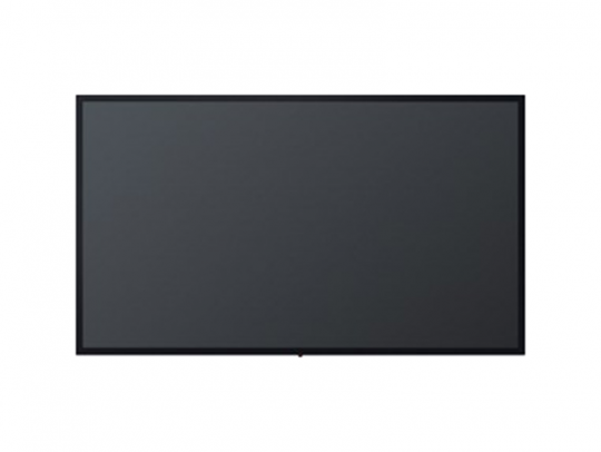 Flat-screen television with a black frame, powered off and displayed against a plain white background. Modern LED TV design ideal for home entertainment.