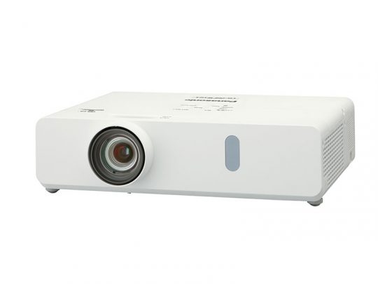 BenQ white multimedia projector with a large lens on the left, side ventilation grilles on the right, and top control buttons; displayed on a plain white surface.