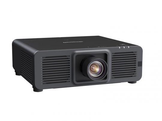 BenQ TK850 4K UHD Home Theater Projector shown from the front on a white surface. The projector is black, rectangular, with vented sides and a prominent central lens for high-definition image projection.