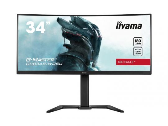 Das Bild zeigt einen Bildschirm. iiyama GCB3481WQSU-B1 - Produktbild. 