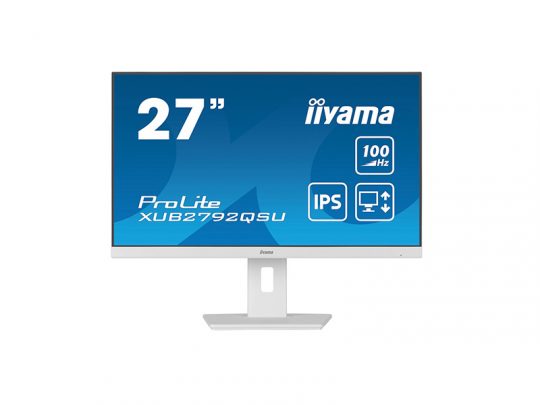 Das Bild zeigt einen Bildschirm. iiyama XUB2792QSU-W6 - Produktbild. 