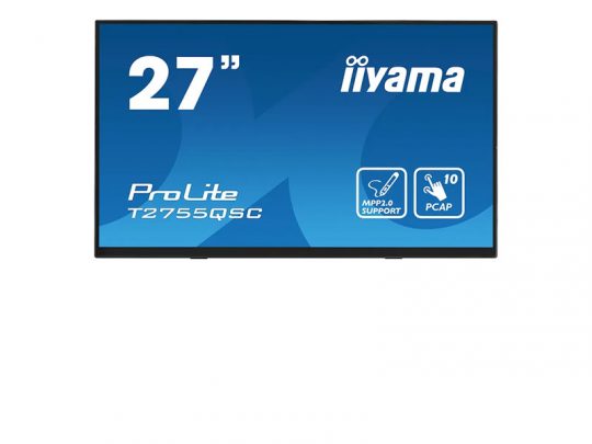 Das Bild zeigt einen Touch-Monitor. iiyama T2755QSC-B1 - Produktbild